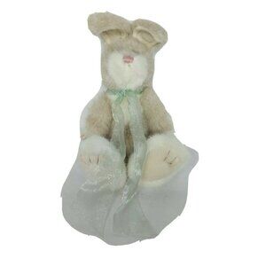 The Boyds Easter Bunny Tan White Rabbit Plush 10 Inch